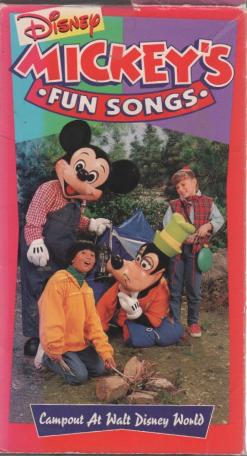 Mickey's Fun Song Disney Campout at Walt Disney World Early Tape Used image 1