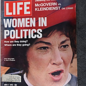 Life Magazine Juni 9, 1972 Frauen in der Politik