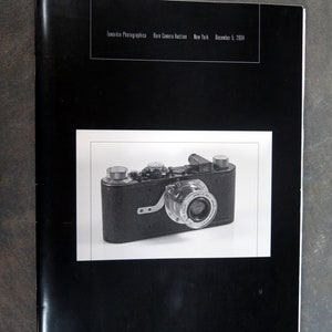 Tamarkin Photographica Rare Camera Auctions Catalog image 1