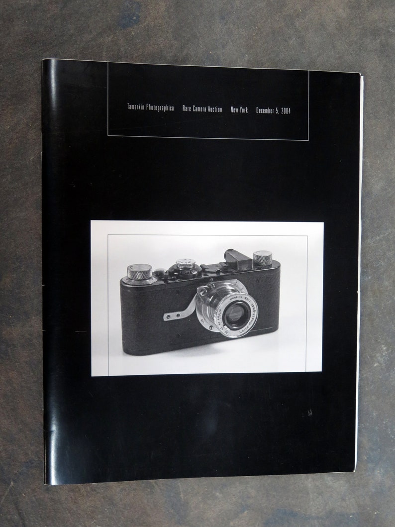 Tamarkin Photographica Rare Camera Auctions Catalog image 1