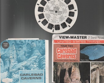 Carlsbad Caverns A3772 National Park Series Tour Two View Master One Reel