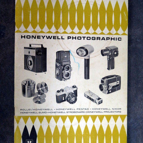 Honeywell Photographic 1900's Catalog Rollei, Pentax, Nikor, Elmo, Strobonars, Honeywell Projectors