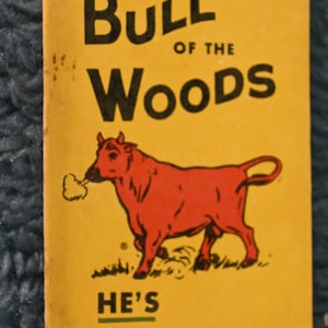 Bull of the Woods He's the Boss Chewing Tobacco Notepad Advertising