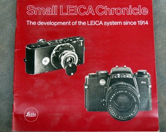 Small Leica Chronicle 1914-1981 Leica Product History Leitz 64 Pages