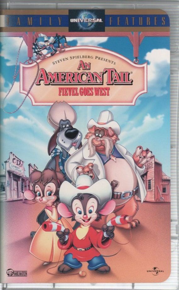 An American Tail Fievel Goes West 1998 Vhs