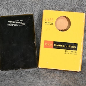Lampe Inactinique Kodak Brownie – Format 3 1/4 X 4 3/4, Filtre OA