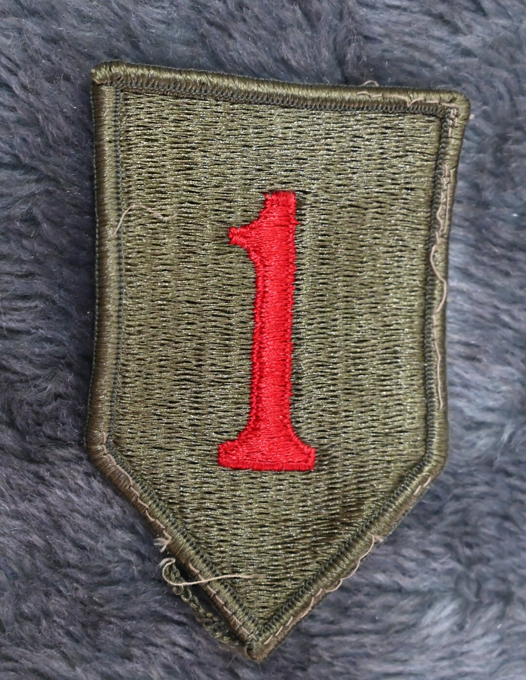 us-army-1st-infantry-division-the-big-red-one-patch-field-etsy