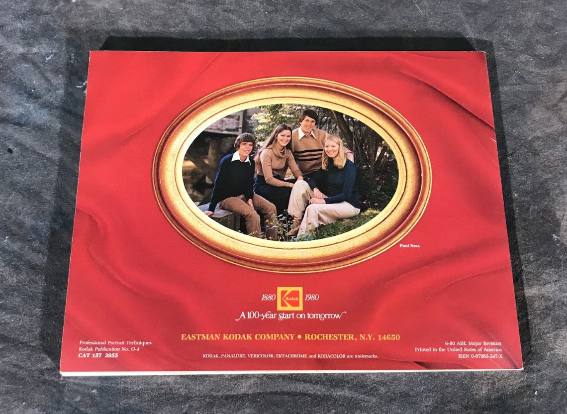 Vintage Kodak Photo Book 04 Professional Portrait Techniques Etsy