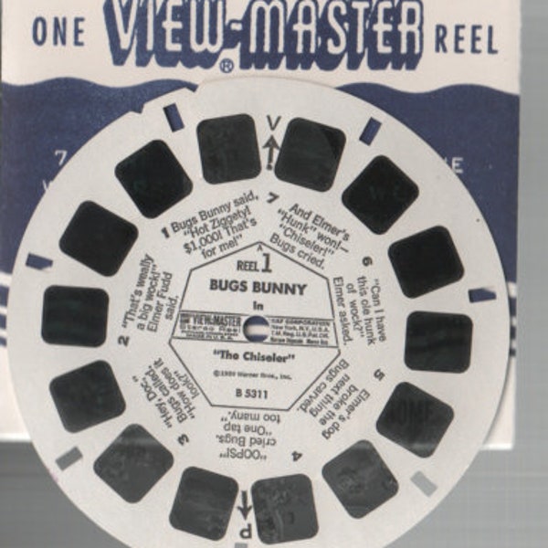 Bugs Bunny in The Chiseler 1959 Reel One B5311 View Master Reel