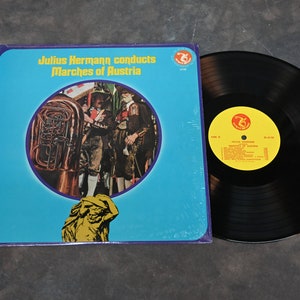 Julius Hermann Conducts Marches of Austria Record Album