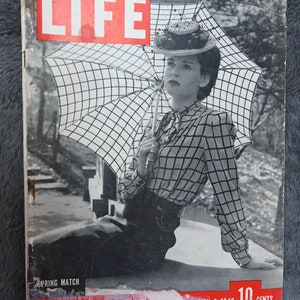 Life Magazine May 3, 1943 Spring Match