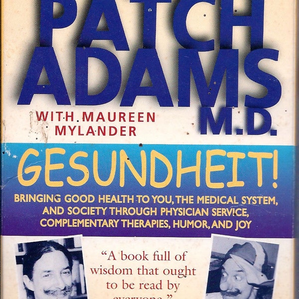 Patch Adams M.D. Audio Tapes With Maureen Mylander Gesundheit 1998