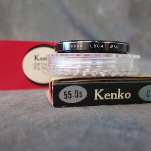 Kenko  lens filter 55mm C4 with original case and box