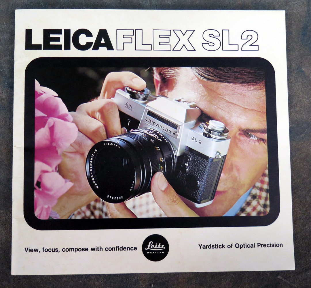 Leica Leitz Leicaflex SL2 Photography Catalog Brochure Covers Bodies