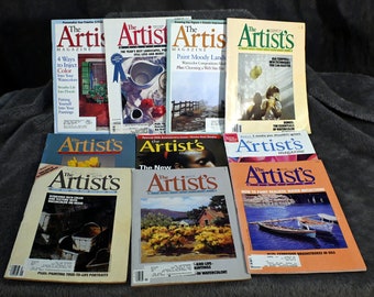 Lot de 10 magazines de l'artiste