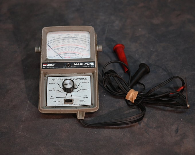 RAC Maxitune Meter Ignition Analyzer Amps, Volts, Points, & Dwell Etsy