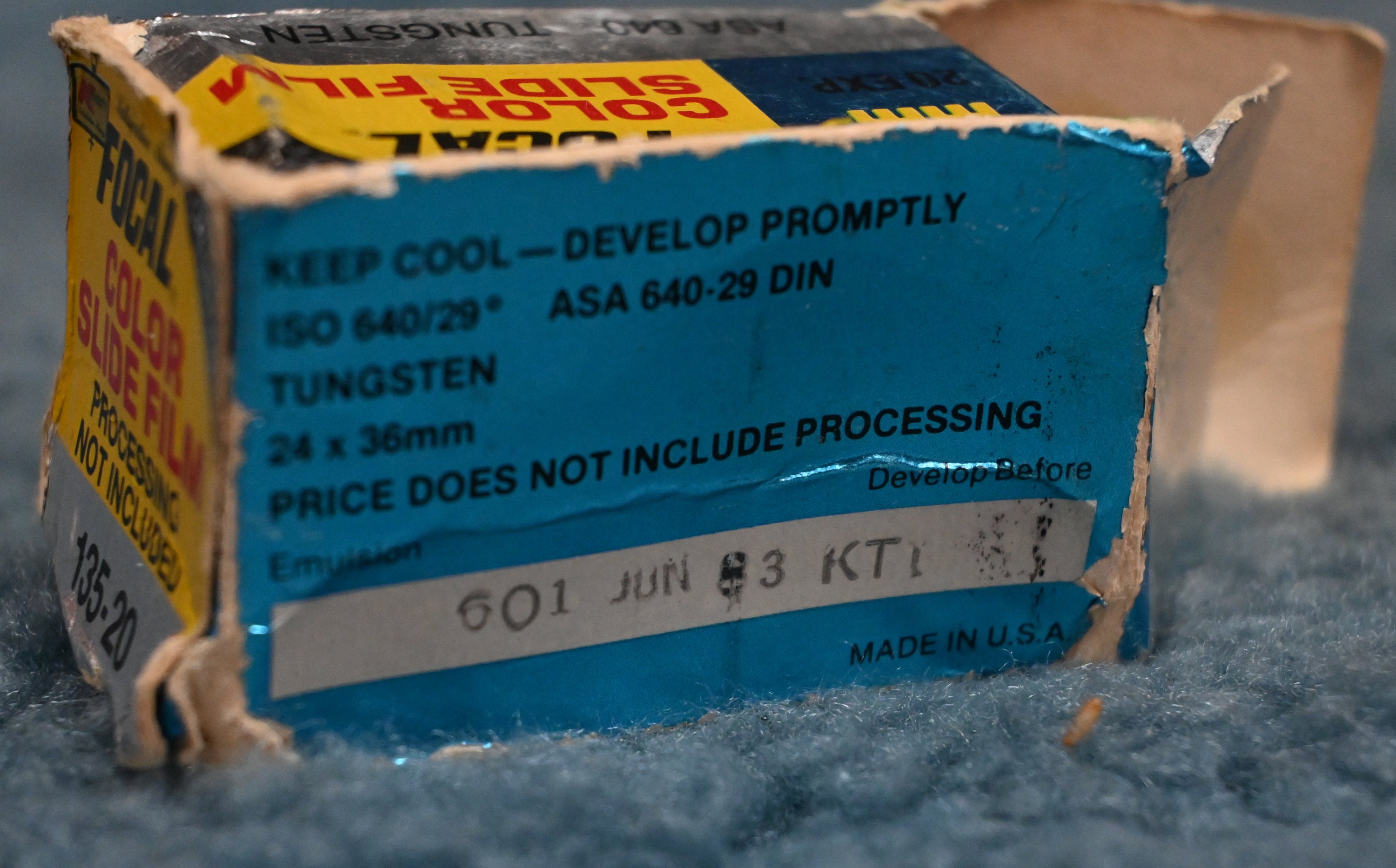 Vintage Expired Kmart Focal Chrome Color Slide Film 35mm 640
