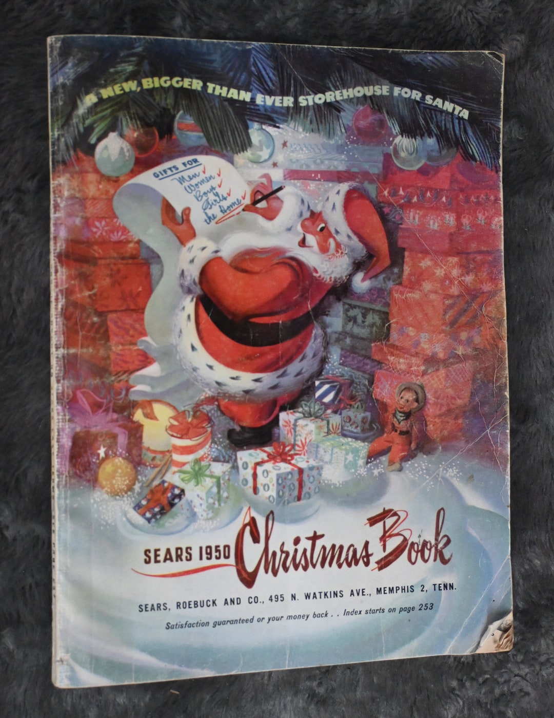 1950 Sears Christmas Wish Book Catalog Etsy