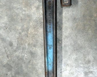 Llave para tubos de acero Ridgid de 36 pulgadas para trabajos pesados