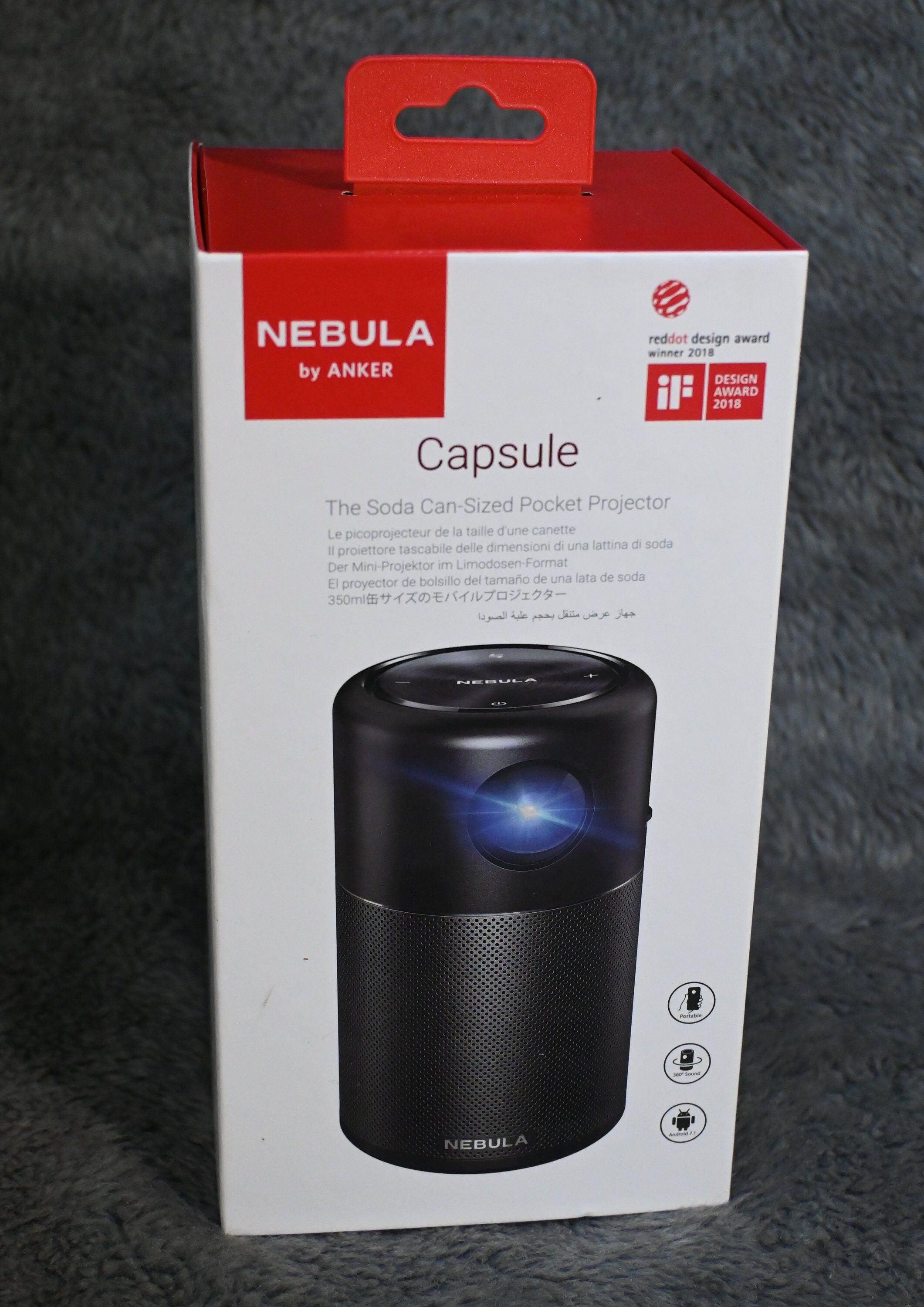 Nebula by Anker D4111 Capsule Pocket Cinema Mini Projector - Etsy