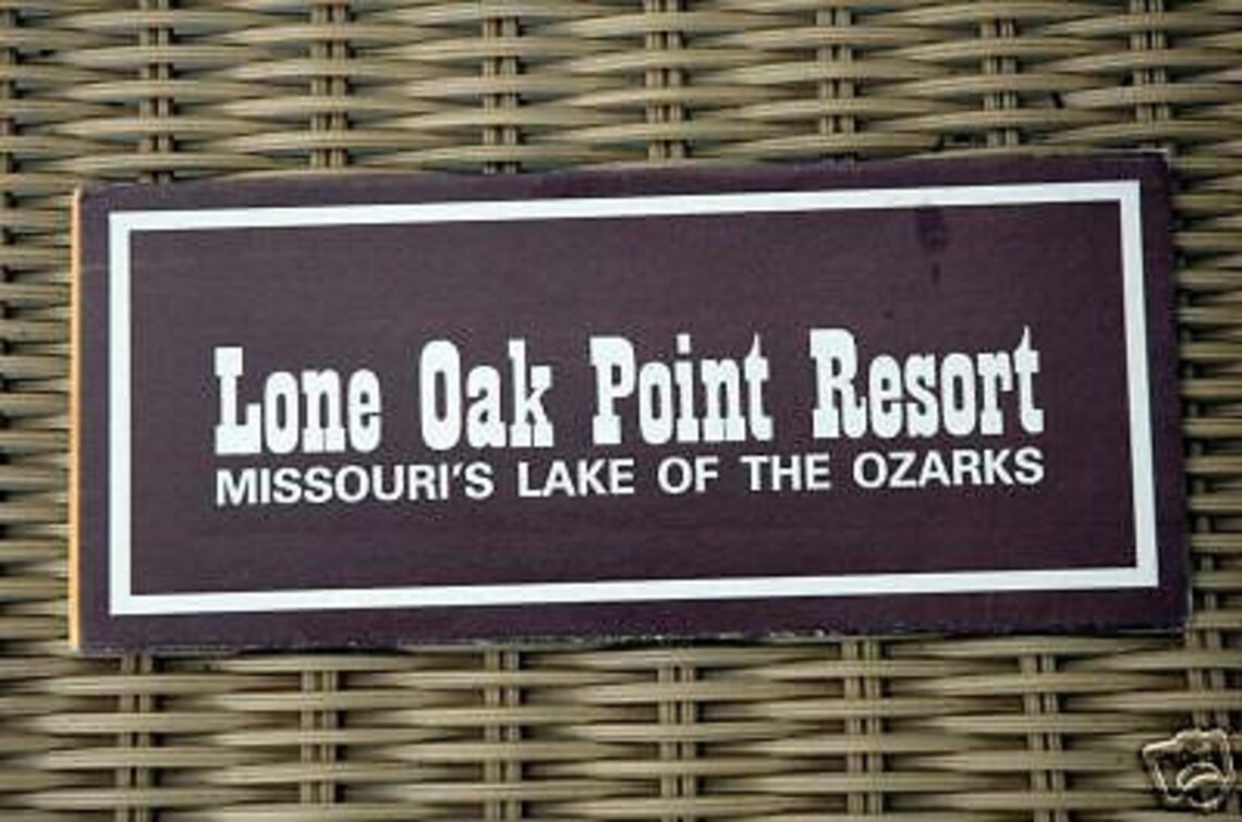 Lone Oak Point Resort Missouri Brochure - Etsy