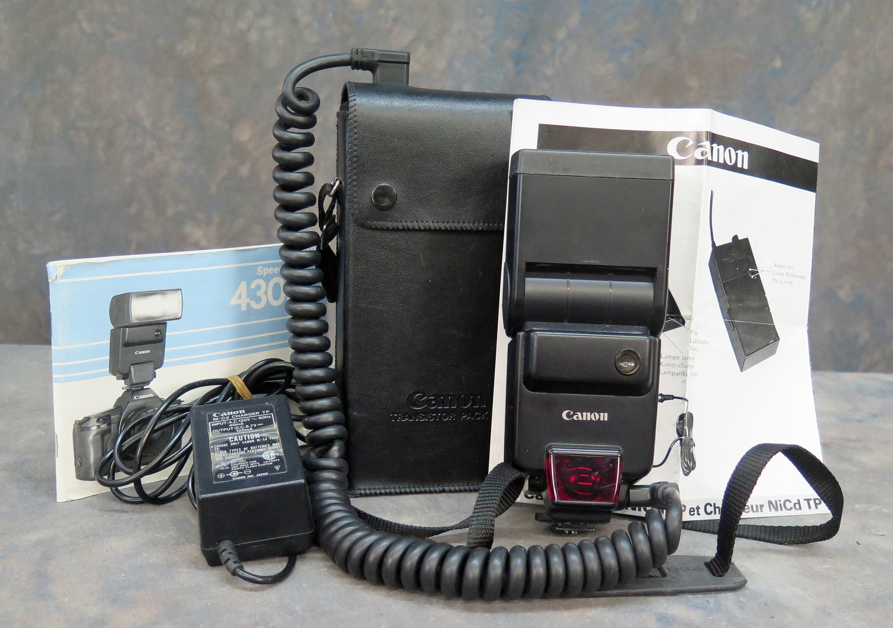 Canon Speedlight 430EZ and Canon Ni-cd Pack TP Transistor Pack E - Etsy