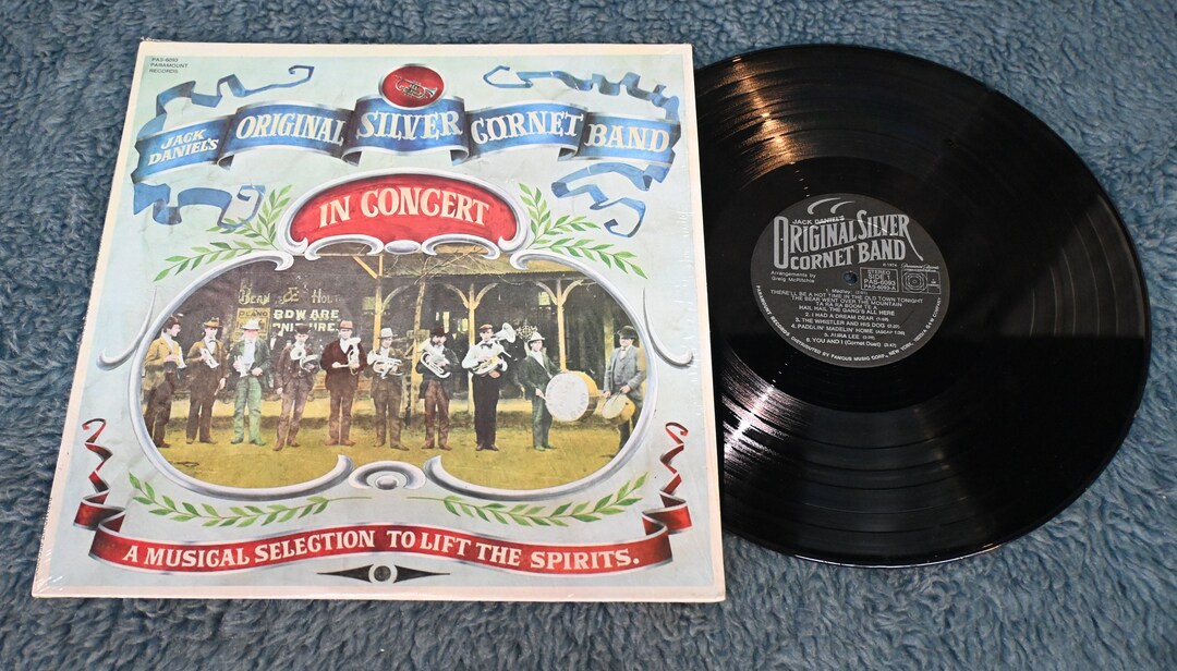 Jack Daniels Original Silver Band Vinyl LP Etsy