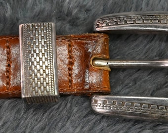 Metal Belt Buckle with Loop fit's 1" wide belt