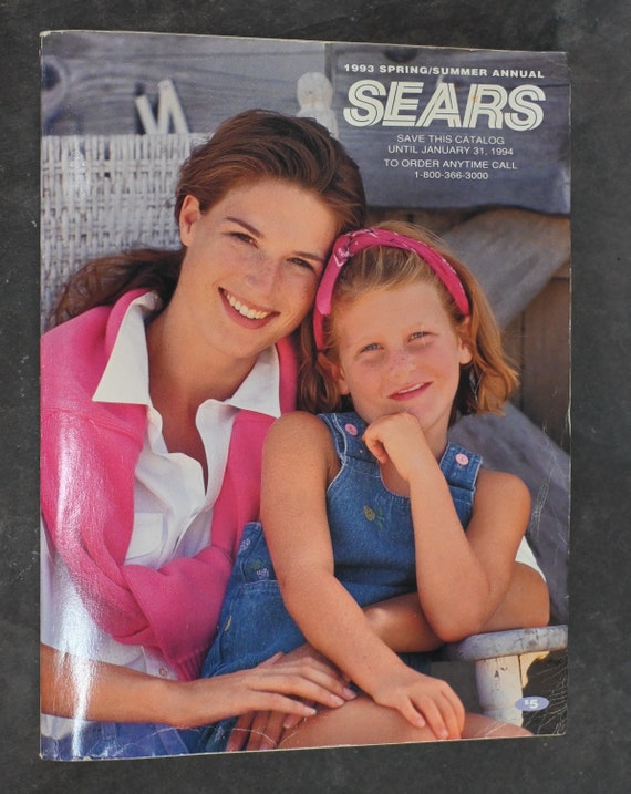 1993 SEARS Catalog Last Printed Big Book Original Vintage Etsy