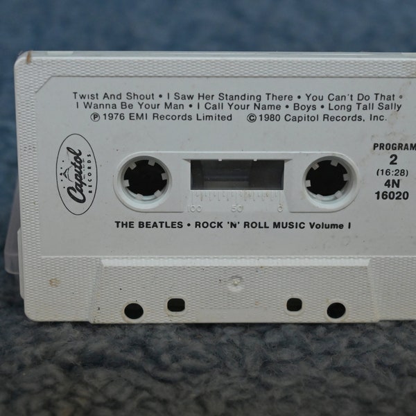 Rock & Roll Music, Vol. 1 by The Beatles Cassette, 1980, Capitol