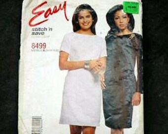 McCalls Misses' Dress (14-16-18,20) Sewing Pattern