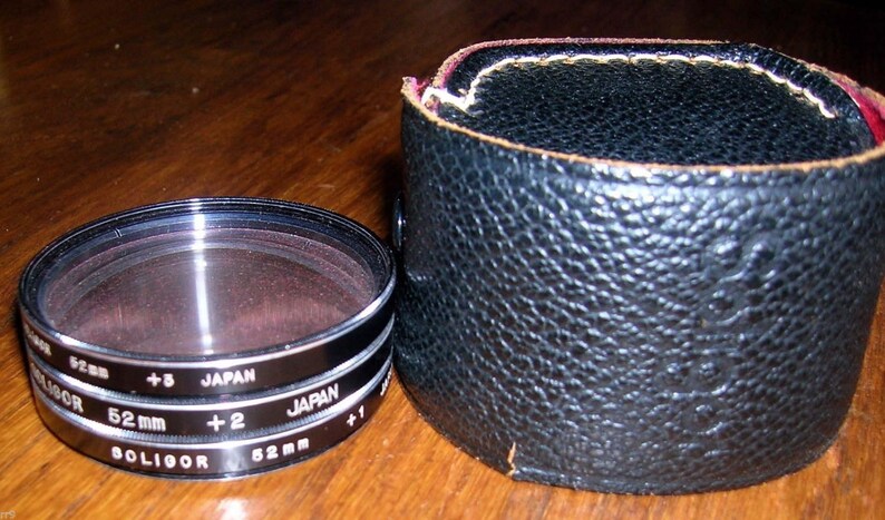 Soligor 52mm 1,2,3 Close Up Lens Set image 1