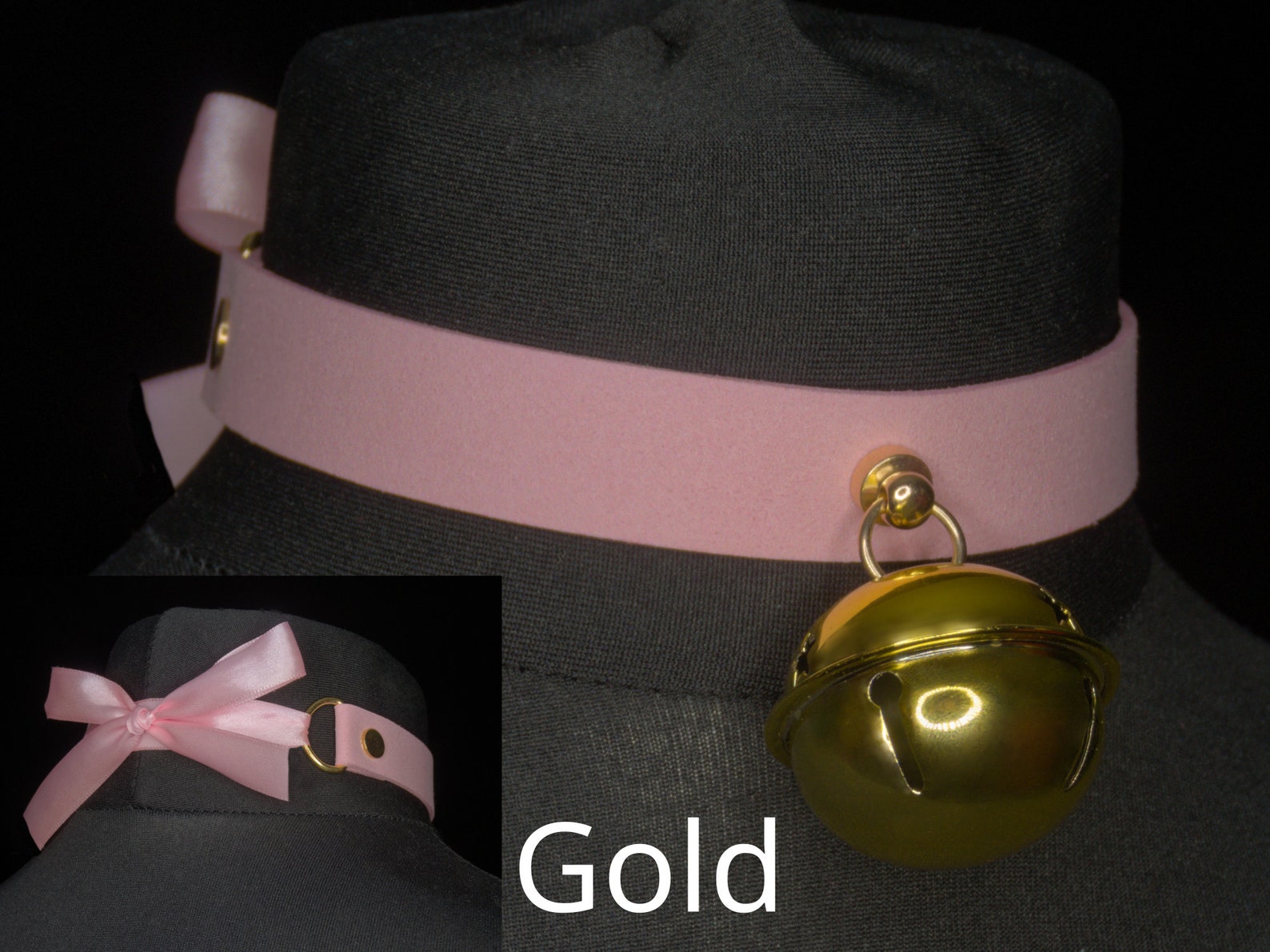 Cat Bell Choker Pink / Anime Neko Girl Boy / Faux Suede Collar Etsy