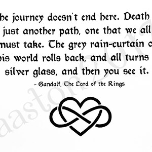 Seigneur Des Anneaux J R R Tolkien Gandalf Citation Etsy France