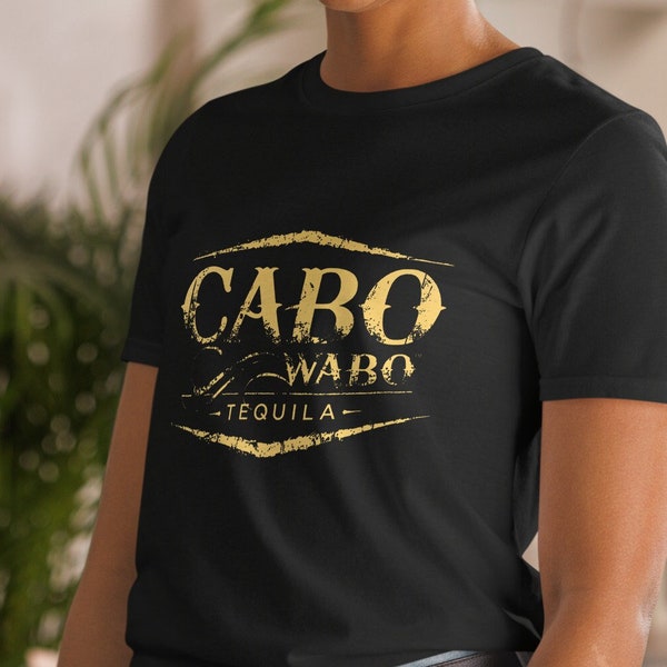 Cabo Wabo Tequila nightclub, restaurant, bar Logo Short-Sleeve Unisex T-Shirt S - 3XL Sammy Hagar