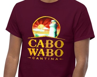 Cabo Wabo Cantina Tee: Distressed Logo, Retro Vibes