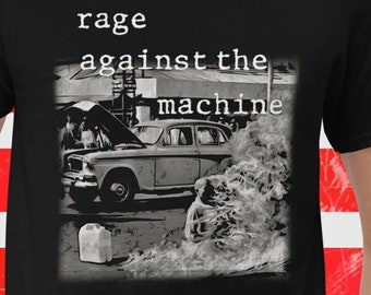 Vintage 90s Rage Against the Machine Band Tee - Giant Tag - Etsy