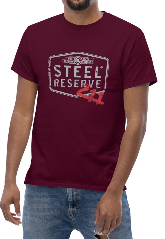 Steel Reserve 211 T-shirt: Vintage Malt Liquor Beer Logo Tee - Etsy