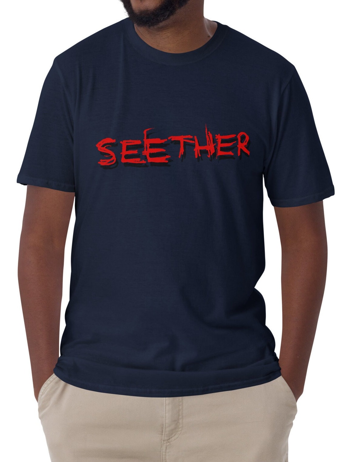 Seether Band T-shirt: Reaper Music Logo, Unisex Rock Tee - Etsy, image size:1148x1522