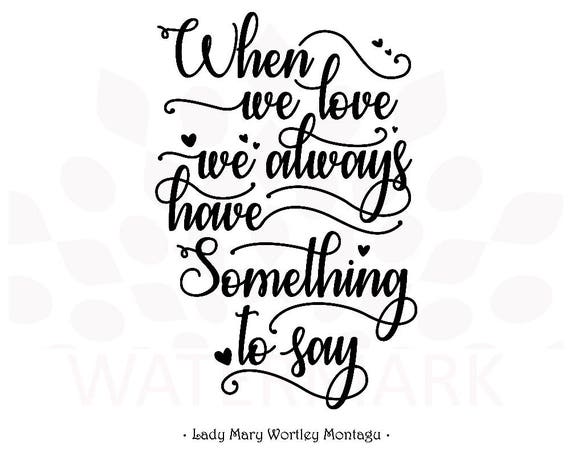 Love Quote Typography Art Quotes By Women Vector Download Etsy