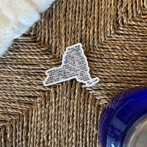 New York Sticker | Long Island Sticker | Long Island Decal | Small Gift | Yeti Decal | Empire State Sticker