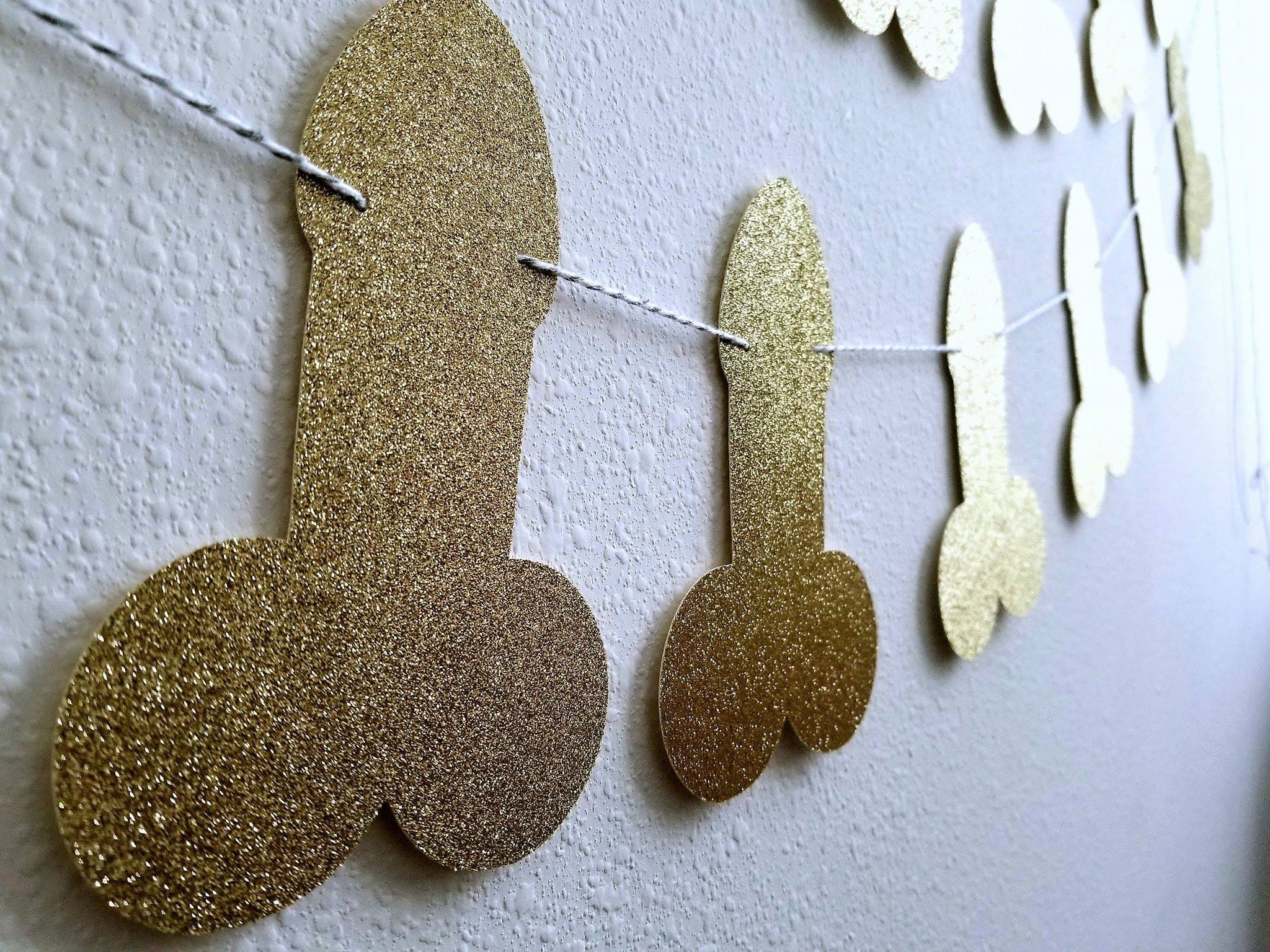 Penis Garland | Gold Penis Garland | Same Penis Garland | Penis Banne…