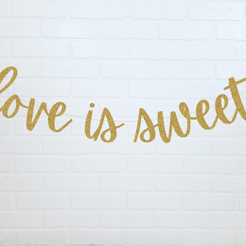 Love is Sweet Banner - Etsy