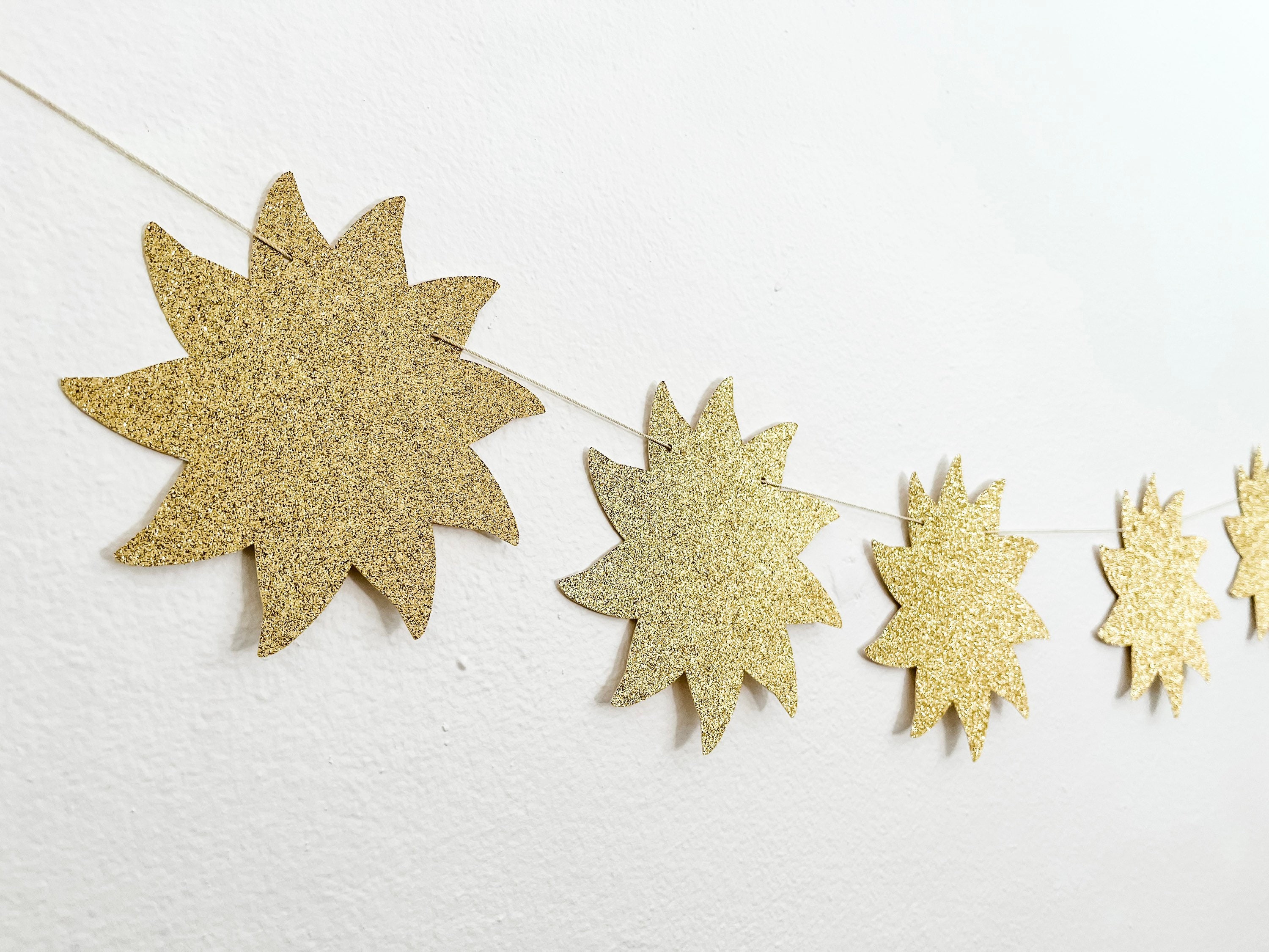 Sun Garland Here Comes the Son Baby Shower Baby Shower Decorations You are my Sunshine