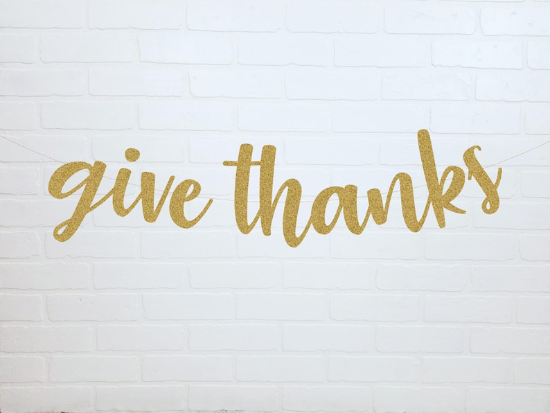 Fall Glitter Banner Give Thanks Banner Thankful Banner Fall Fall Home Decorations Thankful AF Give Thanks Hello Fall Fall