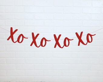 Galentines Day Banner | Galentines Decorations | xoxo Garland