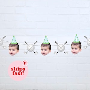 Hole in One 1st Birthday Banner | Golf Birthday Decorations | Par-tee Birthday for Boy