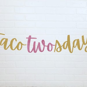 Taco Twosday | 2nd Birthday Banner | 2nd Birthday Decorations