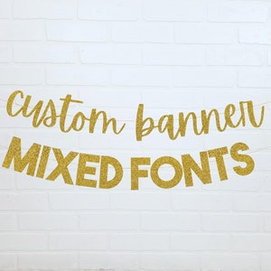 Custom Banner | Personalized Birthday Decorations | 30th Birthday | 40th Birthday | 50th Birthday | Bachelorette Banner