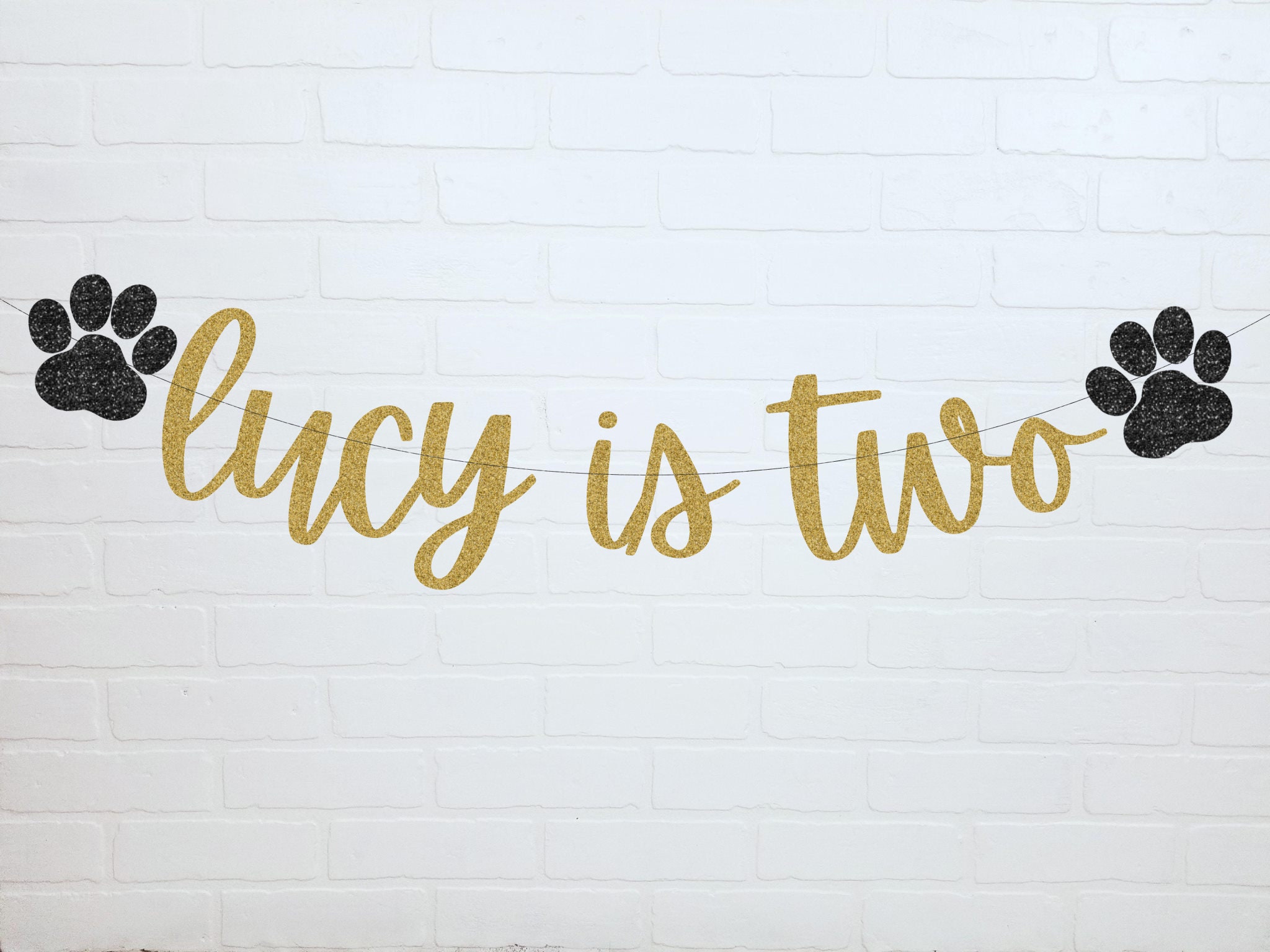 Personalized Dog Birthday | Birthday Banner for Dogs | Custom Dog Bir…